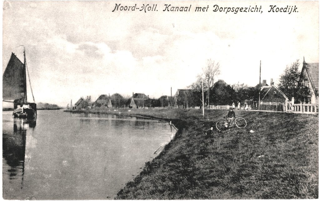 700884 Koedijk NH Kanaal  1905 1915 Nette kaart onbeschreven, Verzamelen, Ophalen of Verzenden, Voor 1920, Ongelopen, Noord-Holland