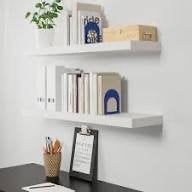 IKEA Lack 2 stuks wandplank Wit, Huis en Inrichting, Woonaccessoires | Wandplanken en Boekenplanken, Ophalen, Zo goed als nieuw