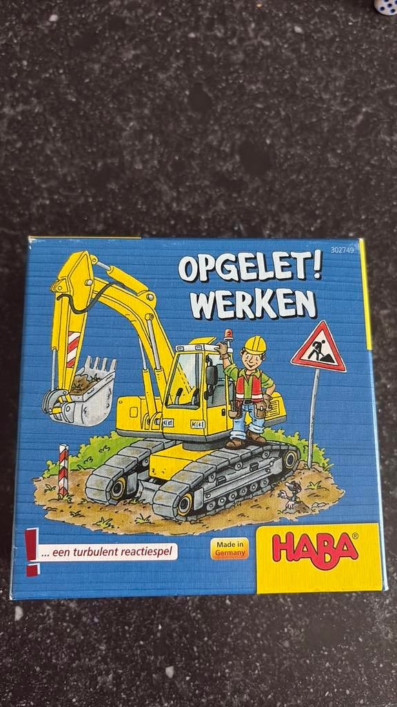 Spel opgelet werken, Ophalen, Zo goed als nieuw, Speelkaart(en)