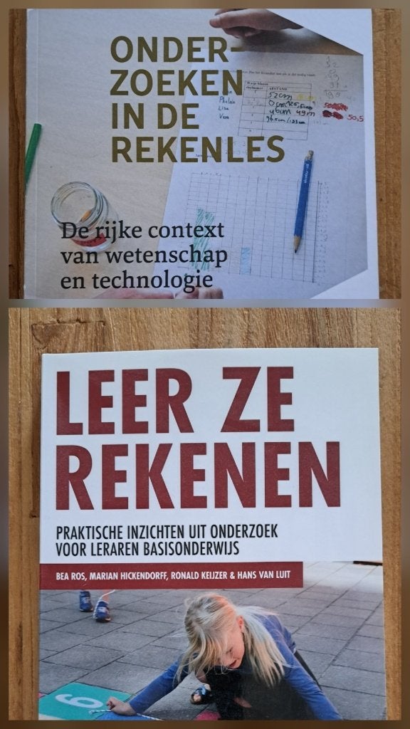 2 boeken over Rekenen en onderwijs, Ophalen of Verzenden, Beta, Zo goed als nieuw, HBO