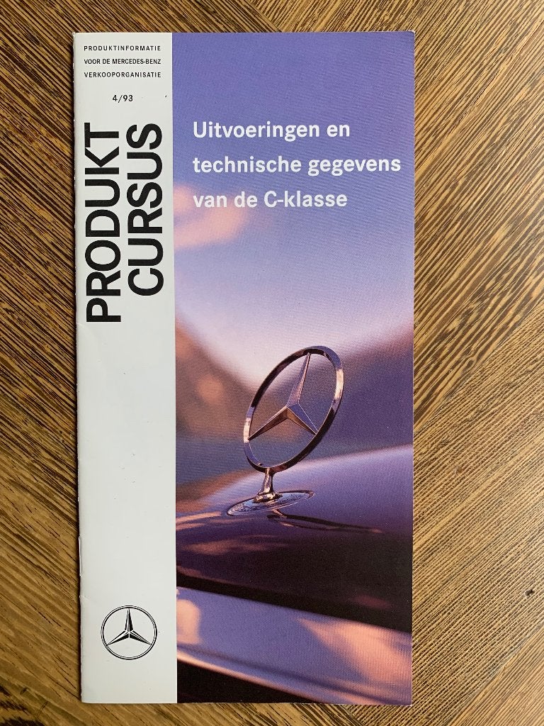 Produkt informatie folder Mercedes-Benz C-klasse W202 1993, Nieuw, Mercedes-Benz, Mercedes, Ophalen of Verzenden