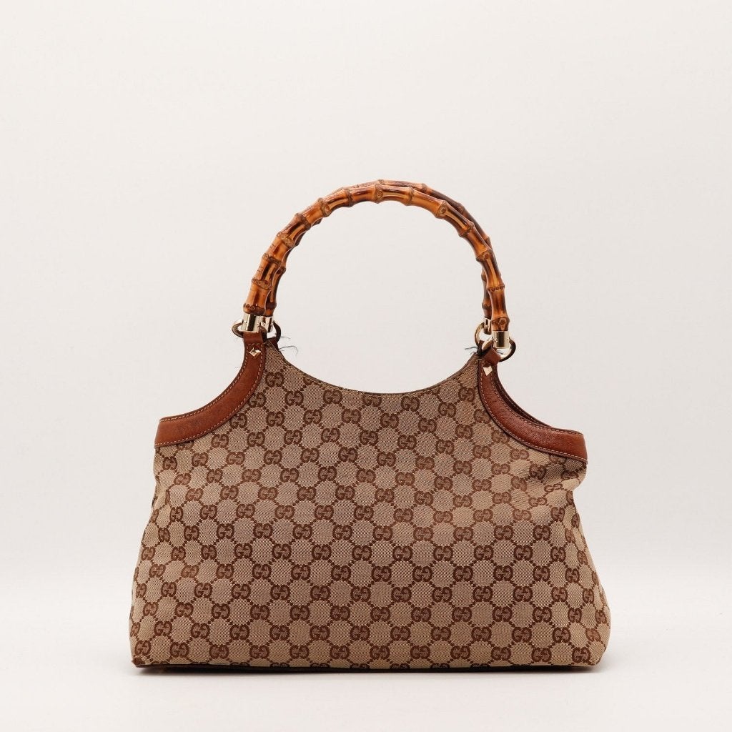 Gucci Bamboo 38x27x14 cm hobotas, Sieraden, Tassen en Uiterlijk, Verzenden, Gebruikt, Zwart, Overige typen