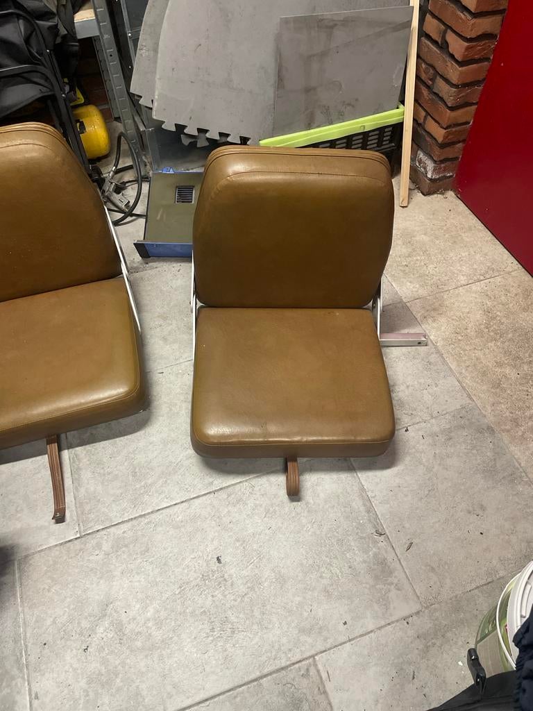 Opvouwbare bootstoel - Bruin, Watersport en Boten, Ophalen of Verzenden, Gebruikt, Interieur en Kussens