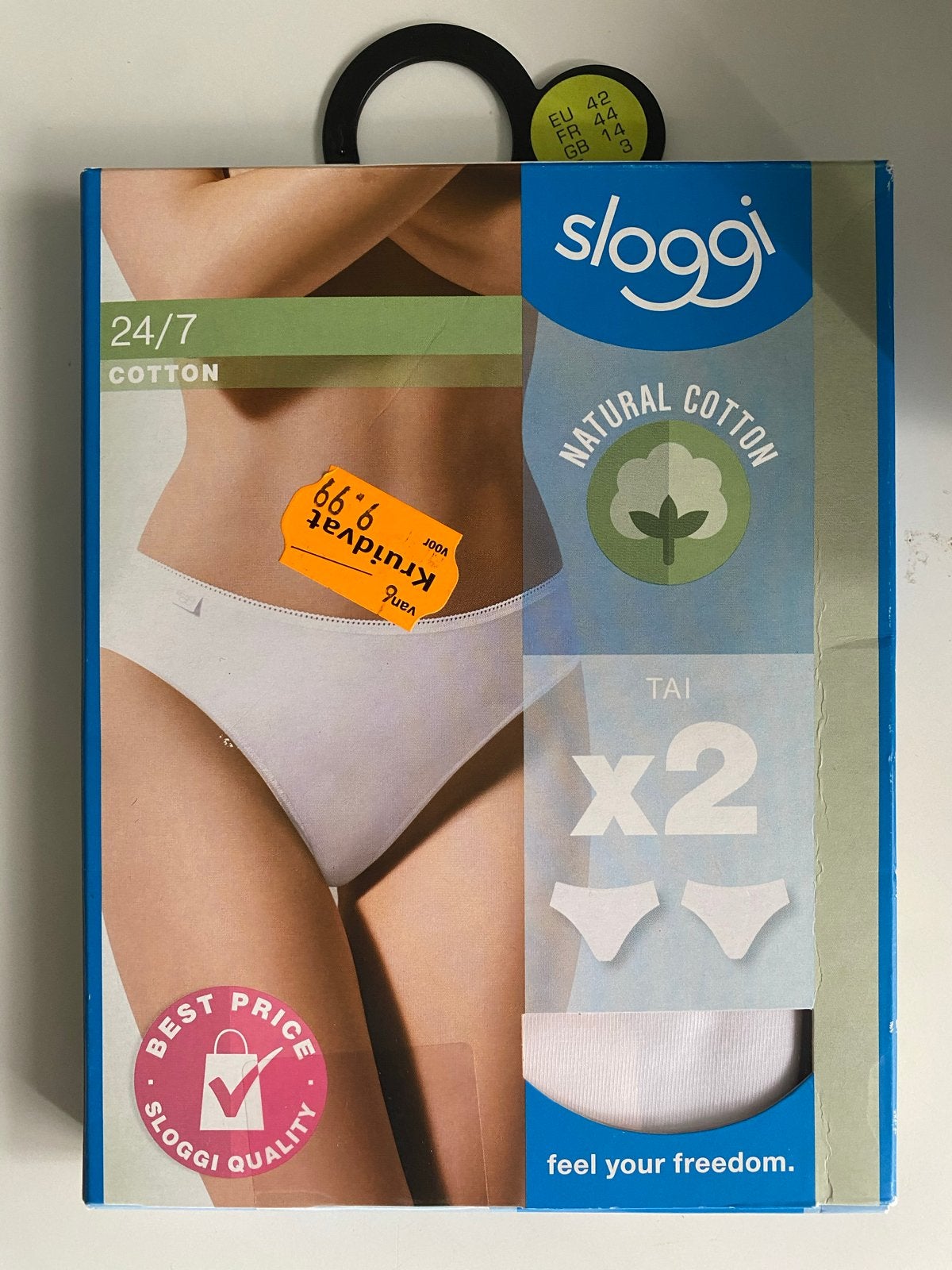 Sloggi Dames Onderbroek 24/7 Cotton Maat 42/L, Ophalen of Verzenden, Wit, Slip