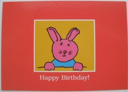 Felicitatiekaart van Bumble Bee Cards., Ophalen of Verzenden, 1980 tot heden, Ongelopen, Feest(dag)