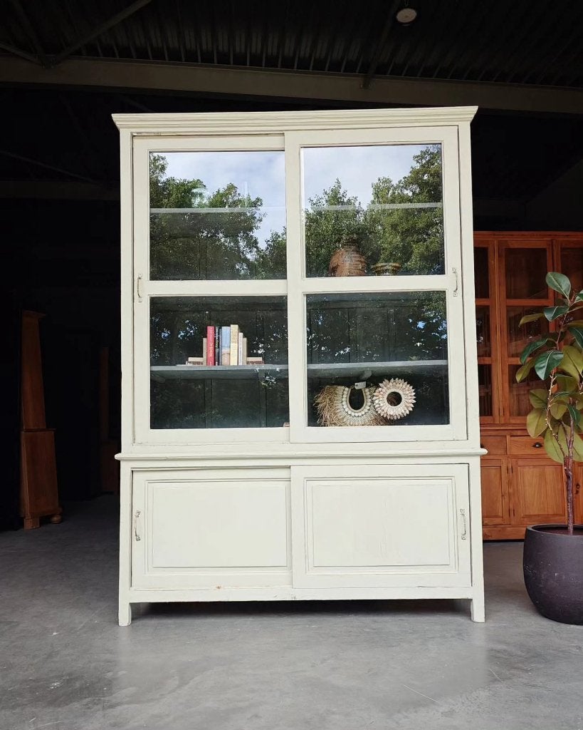 Antieke franse servieskast | Hoge winkelkast  #4682, Gebruikt, -, 200 cm of meer, -