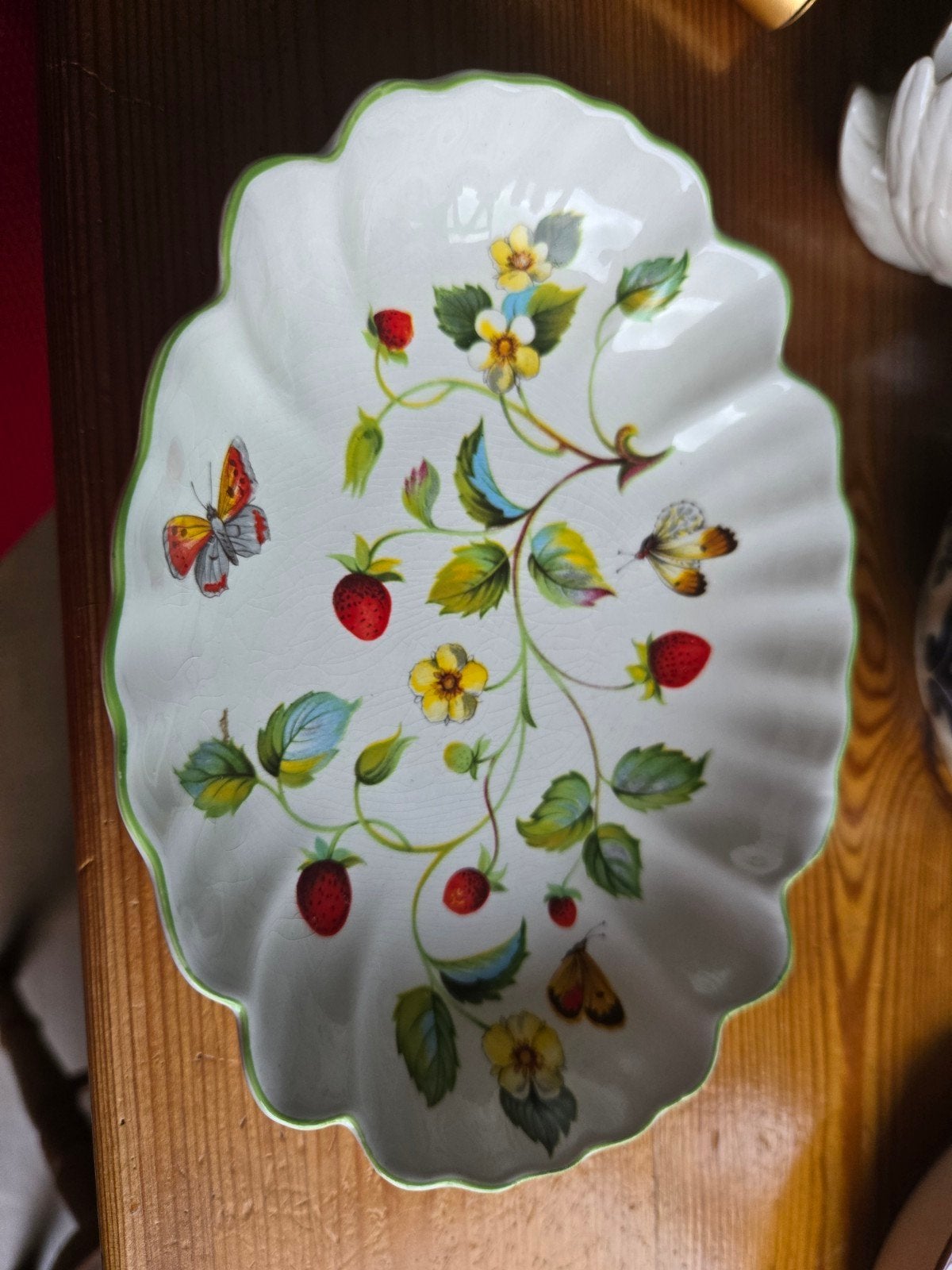 James Kent Aardbeien Schaal - Vintage Servies, Ophalen of Verzenden