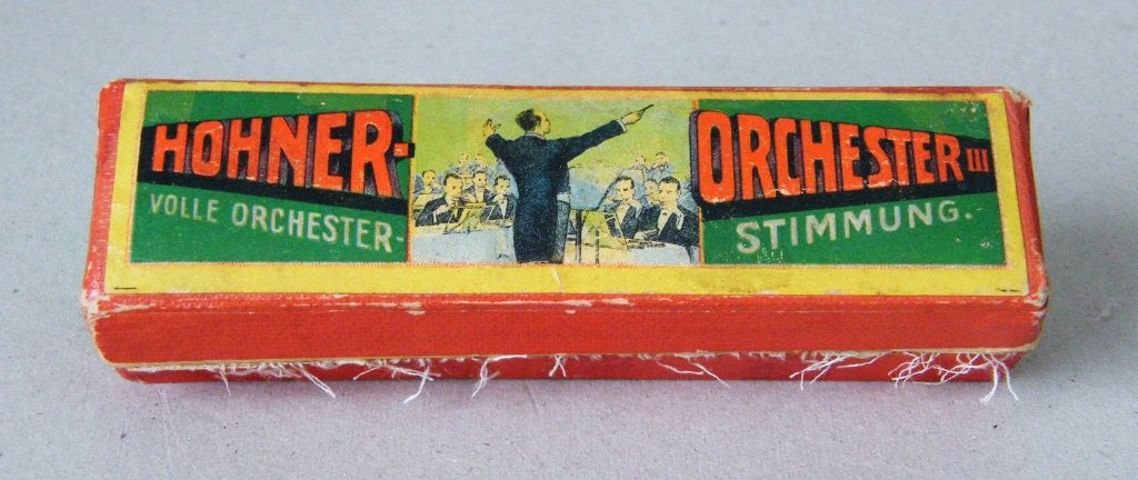 Hohner Orchester in originele verpakking, Ophalen of Verzenden, Gebruikt, C-mondharmonica, Met koffer of doosje
