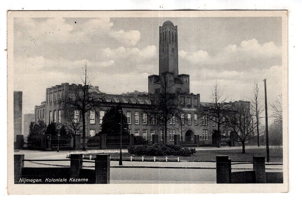 Nijmegen Koloniale Kazerne Militair, Verzenden, 1920 tot 1940, Gelopen, Gelderland