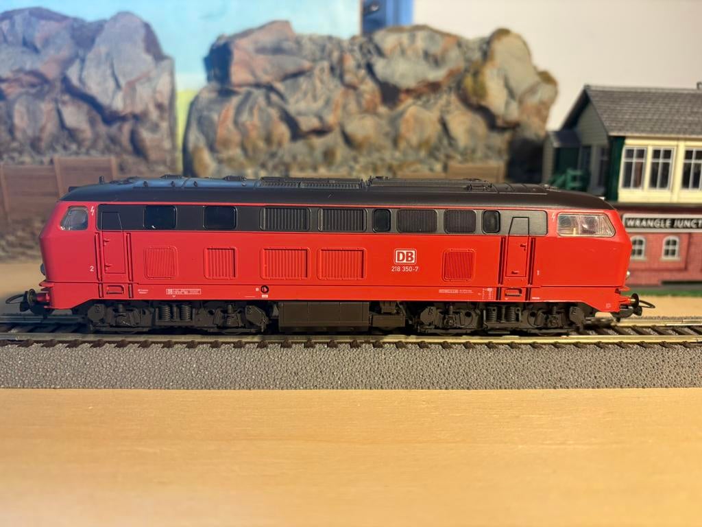 Fleischmann 4236 diesel loc serie 218, Verzenden, Fleischmann, Zo goed als nieuw, Gelijkstroom