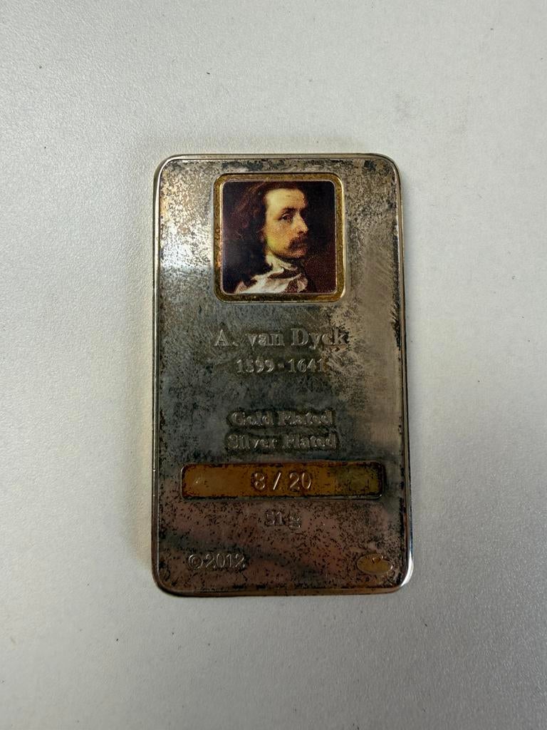 Van Dyck 1623 8/20 51g 2012, Ophalen of Verzenden, Zilver
