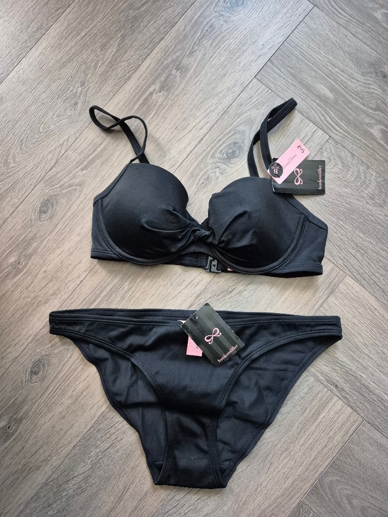 Nieuw Hunkemoller zwarte bikini 70B + S, Kleding | Dames, Zwart, Nieuw, Ophalen of Verzenden, Hunkermoller