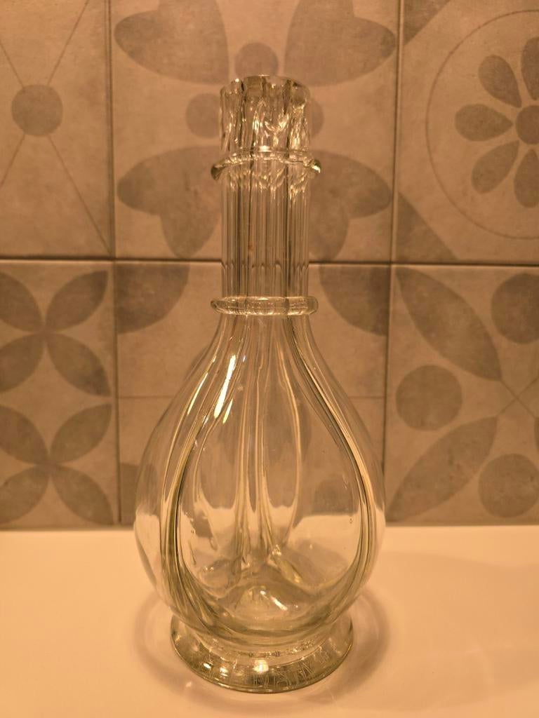 Zeldzame vintage antieke Franse 4 kamer vaas / karaf €20, Antiek en Kunst, Antiek | Glas en Kristal, Ophalen of Verzenden