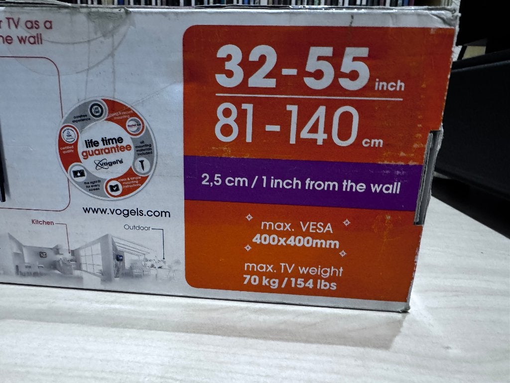 ✅ Vogel's Wall 1205 max 55" inch - TV Beugel, Ophalen of Verzenden