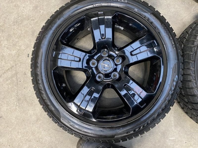 17 inch originele winterset Opel Insignia A 5x120 zwart, Auto-onderdelen, Gebruikt, -, -, Banden en Velgen