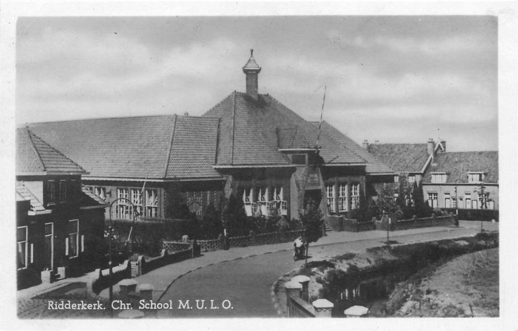 701-346-009 Ridderkerk Chr School MULO, Verzenden, Voor 1920, Zuid-Holland