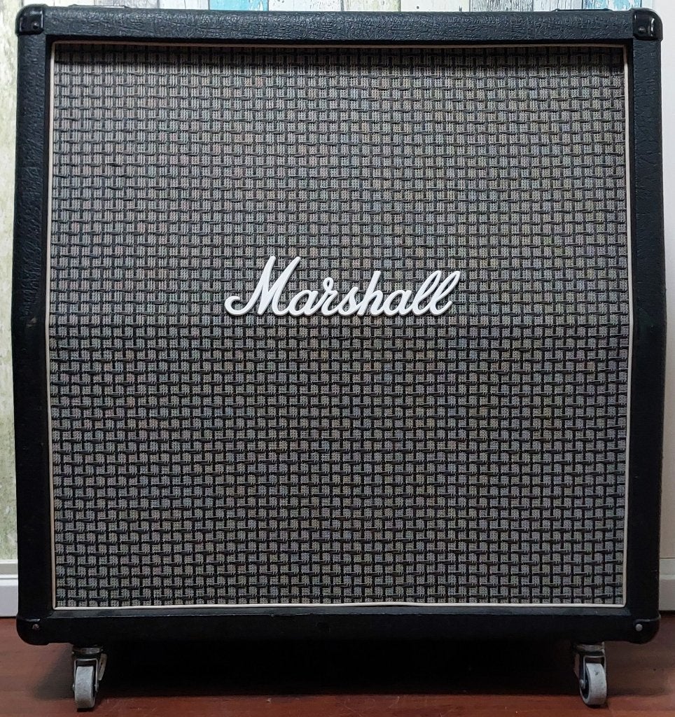 70's Marshall 'Checkerboard' 1960a 4X12 Celestion G12M, Muziek en Instrumenten, Ophalen, Gebruikt, Gitaar, 50 tot 100 watt