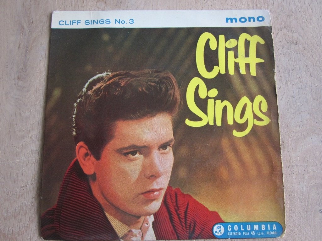 Cliff Richard - Cliff sings No. 3, Gebruikt, Verzenden, 7 inch, Beschermende buitenhoes