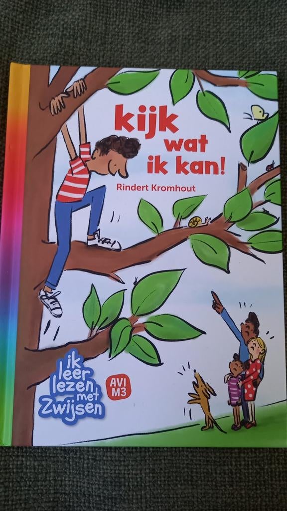 Kijk wat ik kan! - Rindert Kromhout (AVI M3), Boeken, Kinderboeken | Jeugd | onder 10 jaar, Zo goed als nieuw, Fictie algemeen