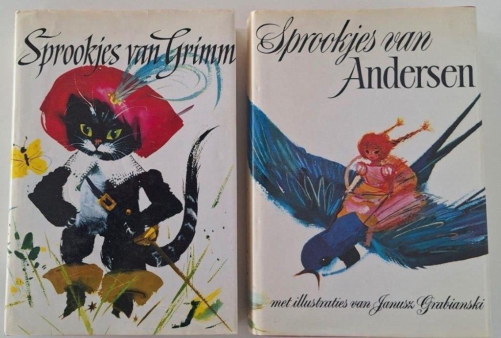 Sprookjesboeken Grimm en Andersen, Boeken, Sprookjes en Fabels, Ophalen of Verzenden, Zo goed als nieuw, Gebroeders Grimm