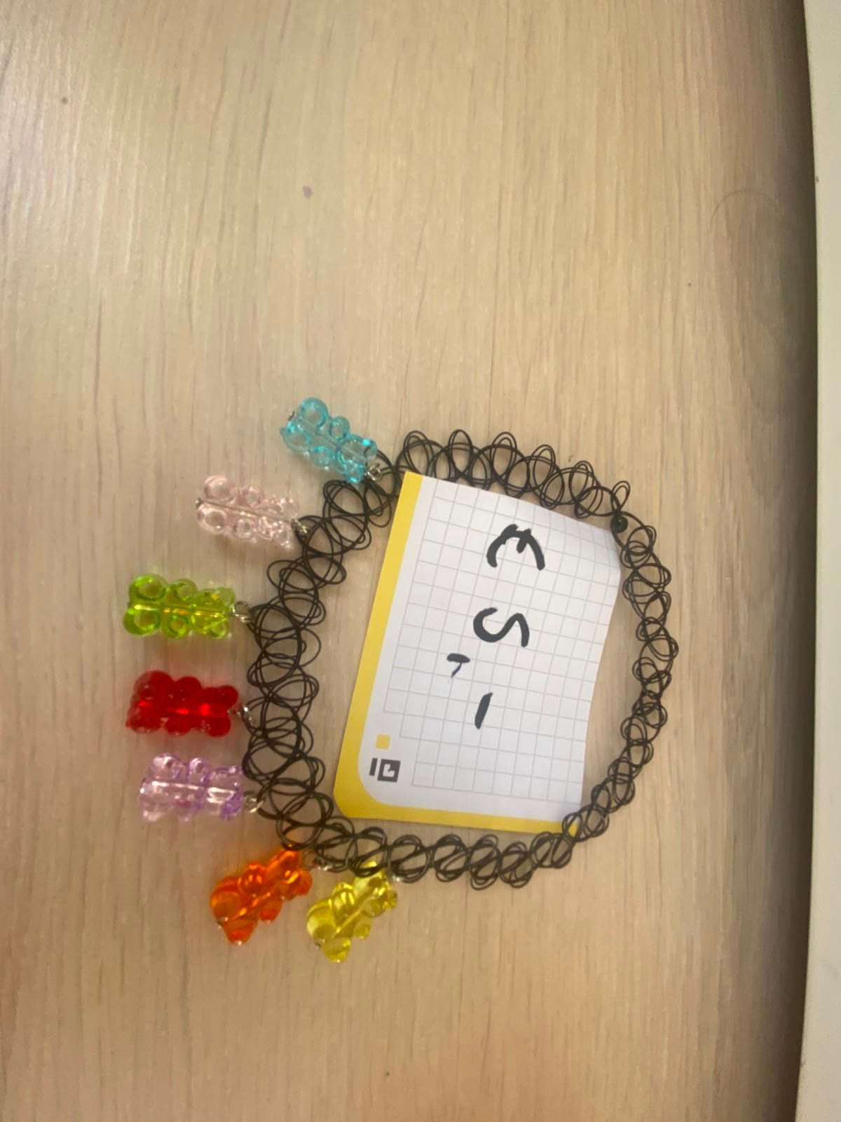 Heel mooie gummybear choker/ketting. Alle kleuren, Sieraden, Tassen en Uiterlijk, Armbanden, Overige kleuren, Verzenden, Kunststof of Plastic