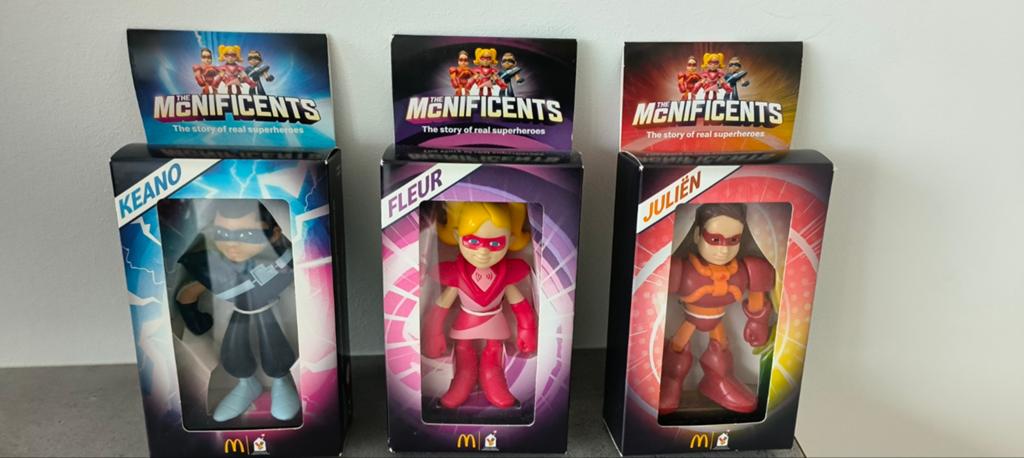 The McNificents McDonald's Happy Meal Speelgoed - Set van 3, Ophalen of Verzenden, Nieuw