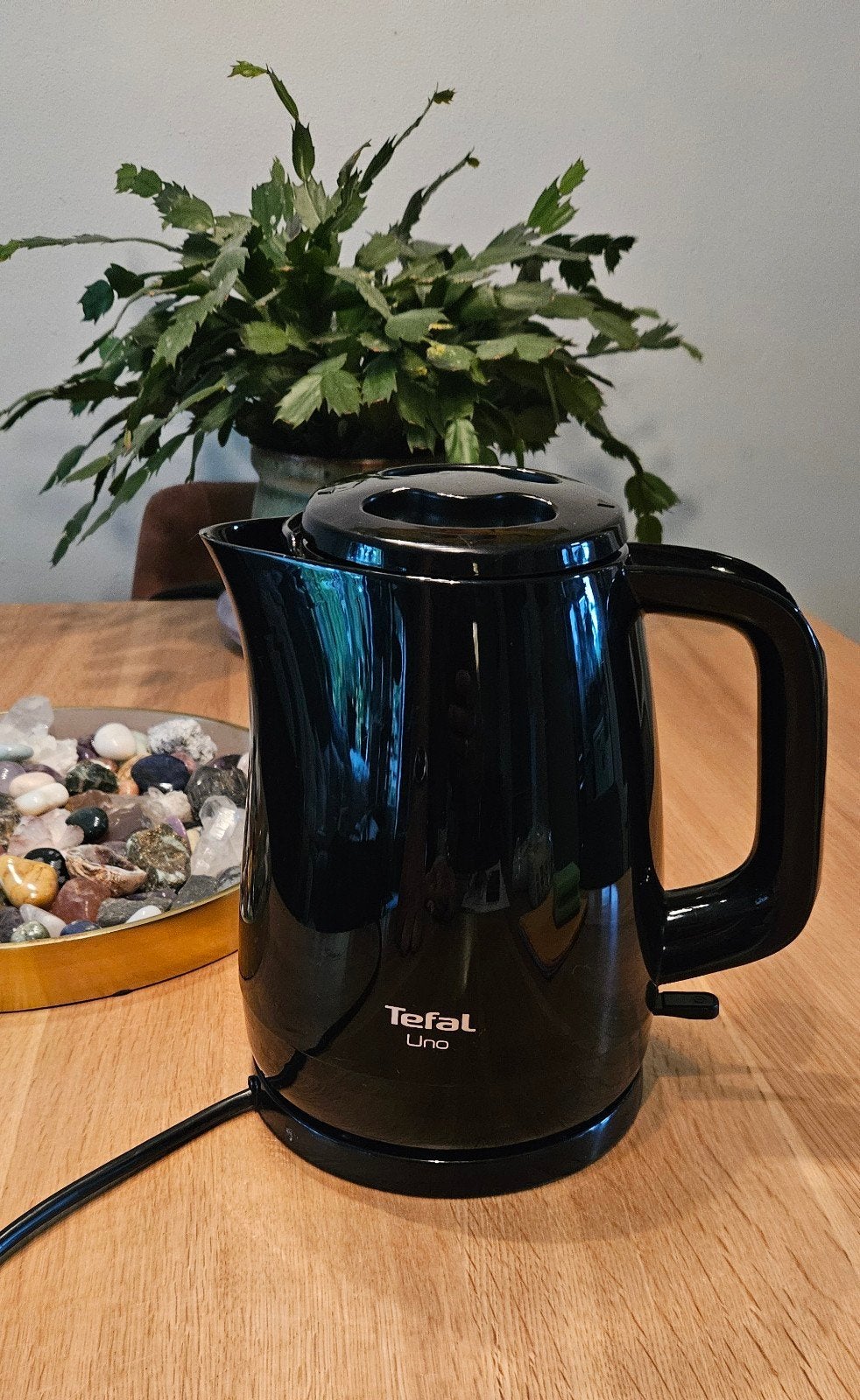 Tefal Uno waterkoker, 1 tot 2 liter, Ophalen of Verzenden, Zo goed als nieuw