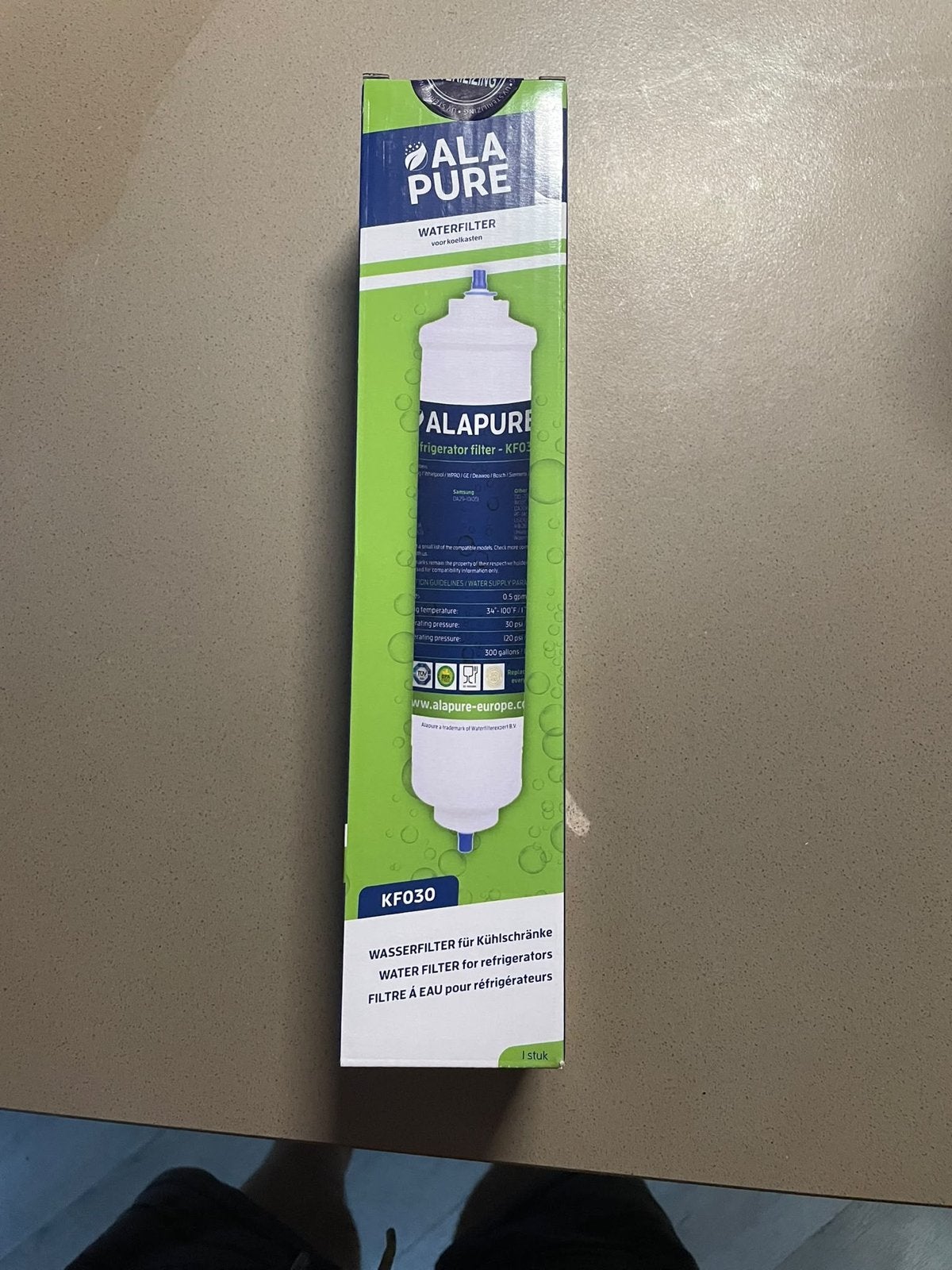 ALAPURE KF030 Waterfilter voor koelkasten, Ophalen of Verzenden, Nieuw