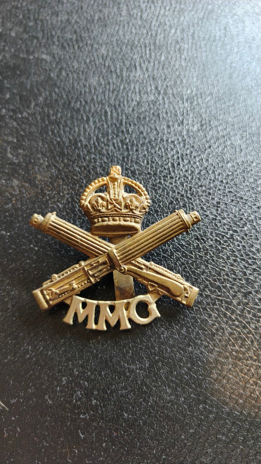 Originele WW1 capbadge Motor Machine Gun Corps., Ophalen of Verzenden, Landmacht, Engeland, Embleem of Badge