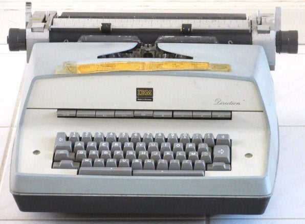 Oude electrische IBM typemachine - typewriter, Ophalen of Verzenden, Huis en Inrichting