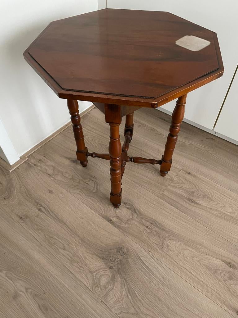 Kersenhout achthoekige bijzettafel, Ophalen