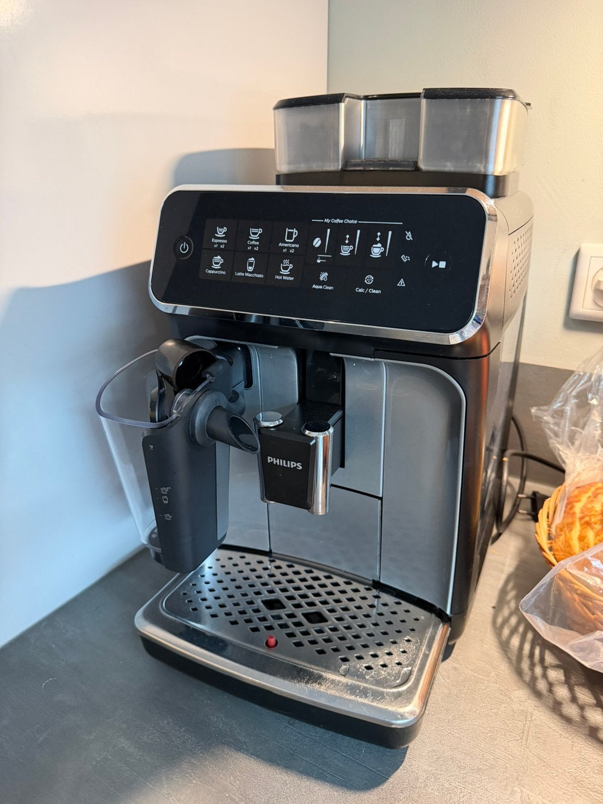 Philips LatteGo koffieboon reservoir verhoger transparant, Ophalen of Verzenden, Nieuw, Overige typen, Philips