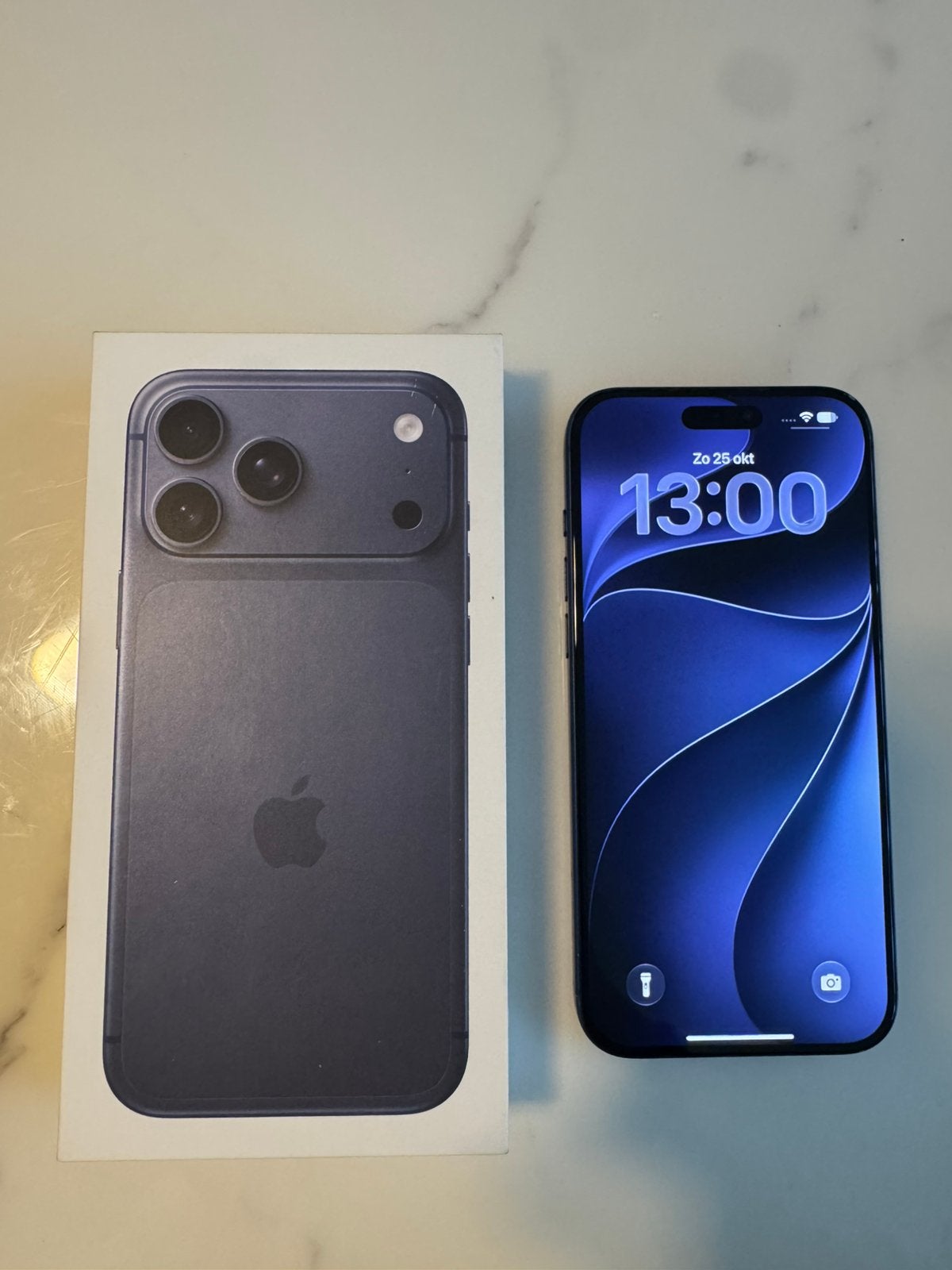 Apple iPhone 17 Pro Max | Deep Blue | 256GB | 91%, Telecommunicatie, 256 GB, Blauw, Ophalen of Verzenden, Zo goed als nieuw