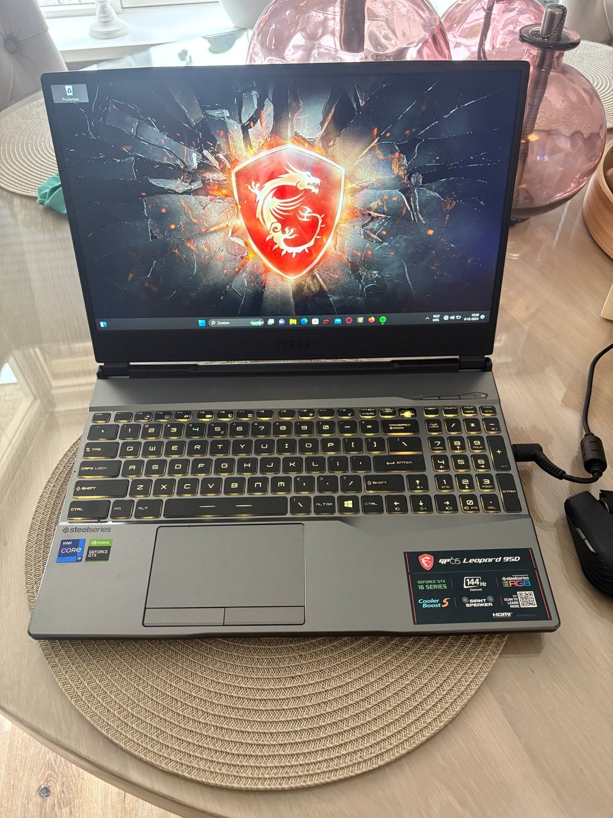MSI GP65 Leopard 9SD Gaming Laptop - 144Hz, GTX 16 Series, Computers en Software, Windows Laptops, Gebruikt, 15 inch, SSD, 2 tot 3 Ghz
