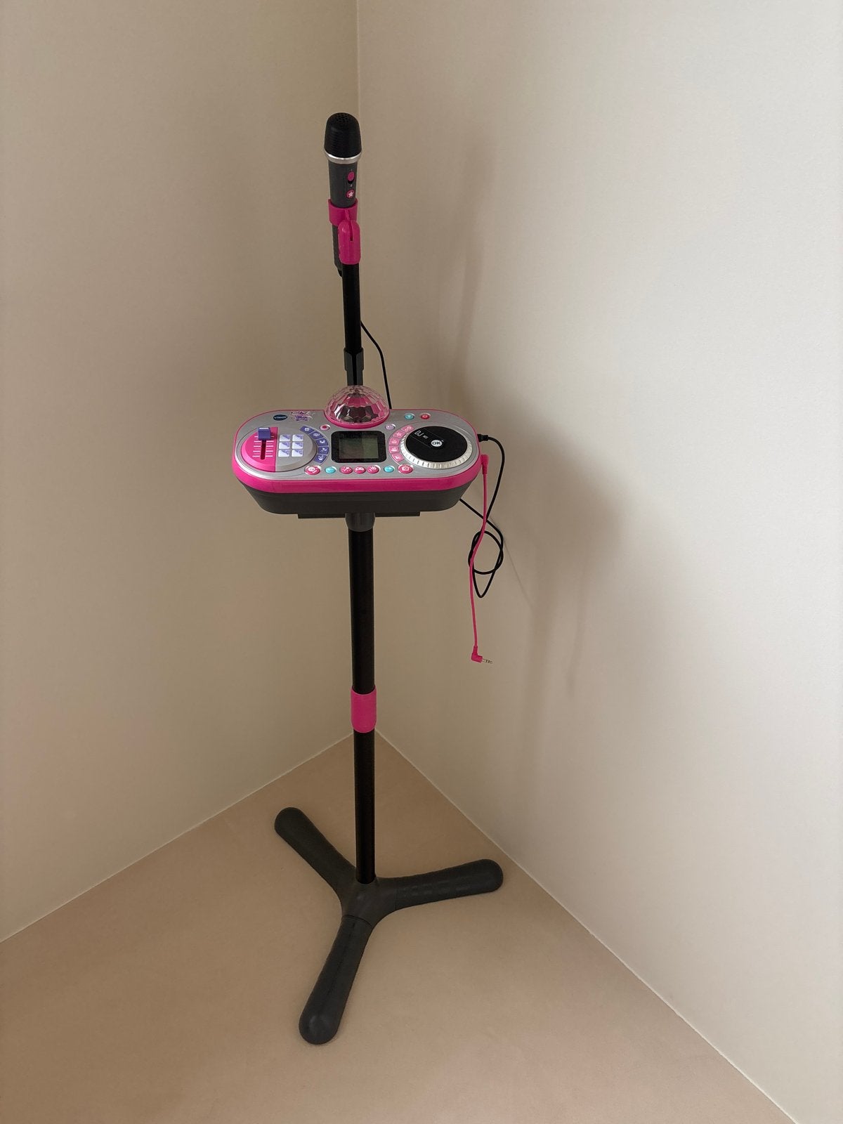 VTech Kidi Super Star Karaoke Microfoon met standaard, Ophalen, Zo goed als nieuw, Microfoon(s)