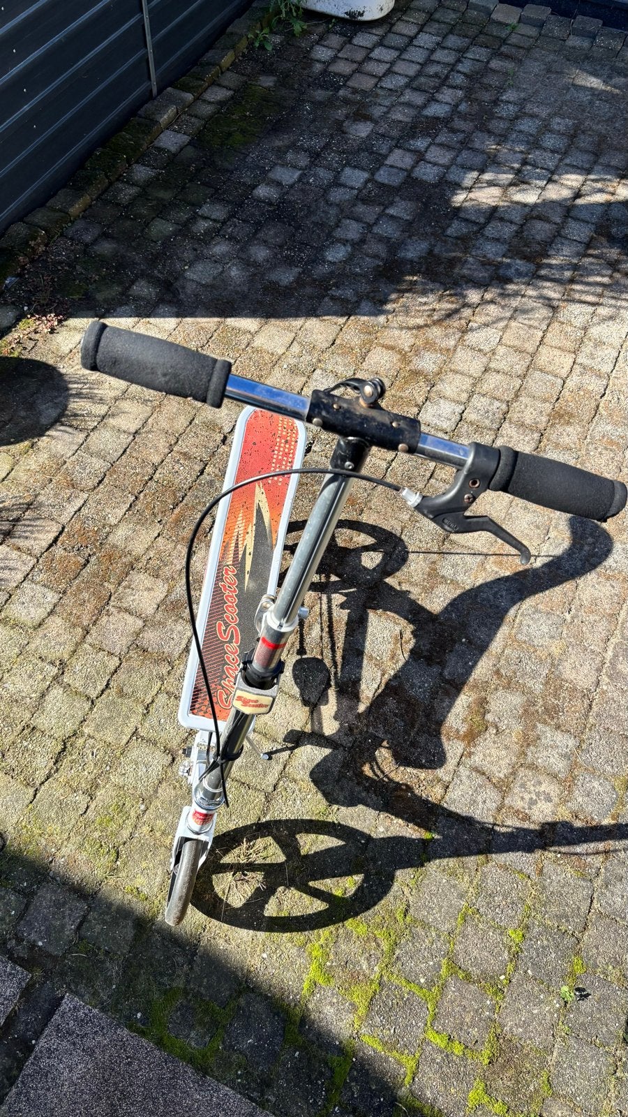 Space Scooter - Wit/Oranje Step, Ophalen of Verzenden, Gebruikt, Gewone step