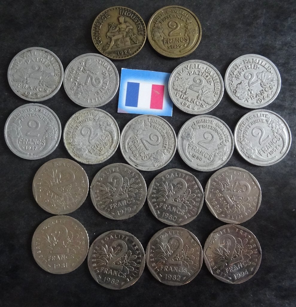 Munten France, Verzenden, Frankrijk