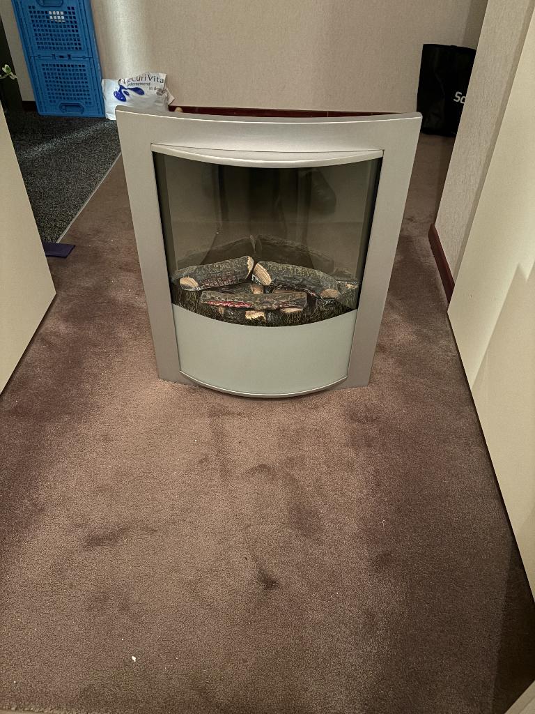 Elektrische voorzet sfeer open haard Faber, Huis en Inrichting, Ophalen, Gebruikt, Hangende haard, Elektrische haard