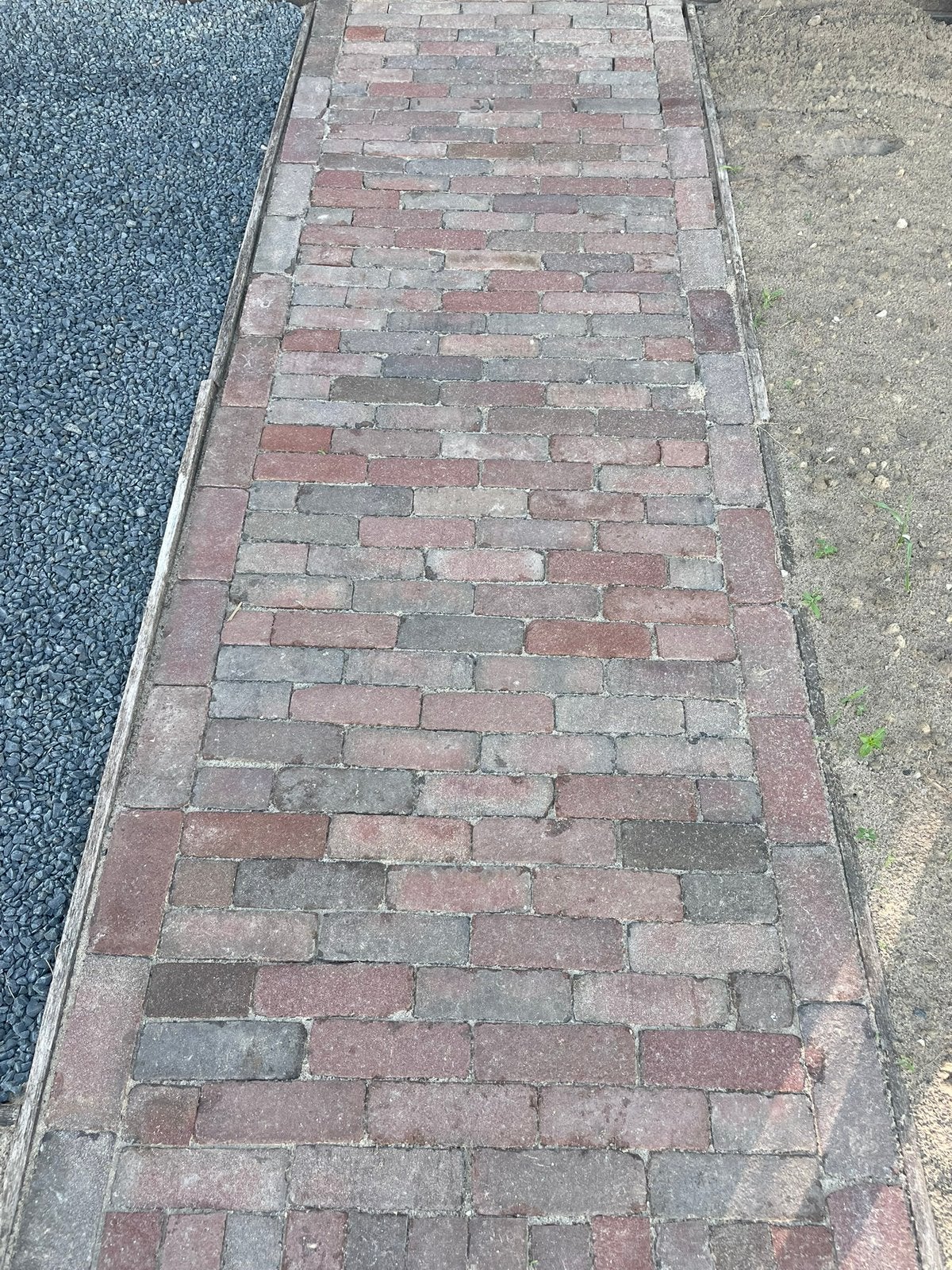 Gevlamde klinkers 6m2, Ophalen, Gebruikt, Beton, Klinkers