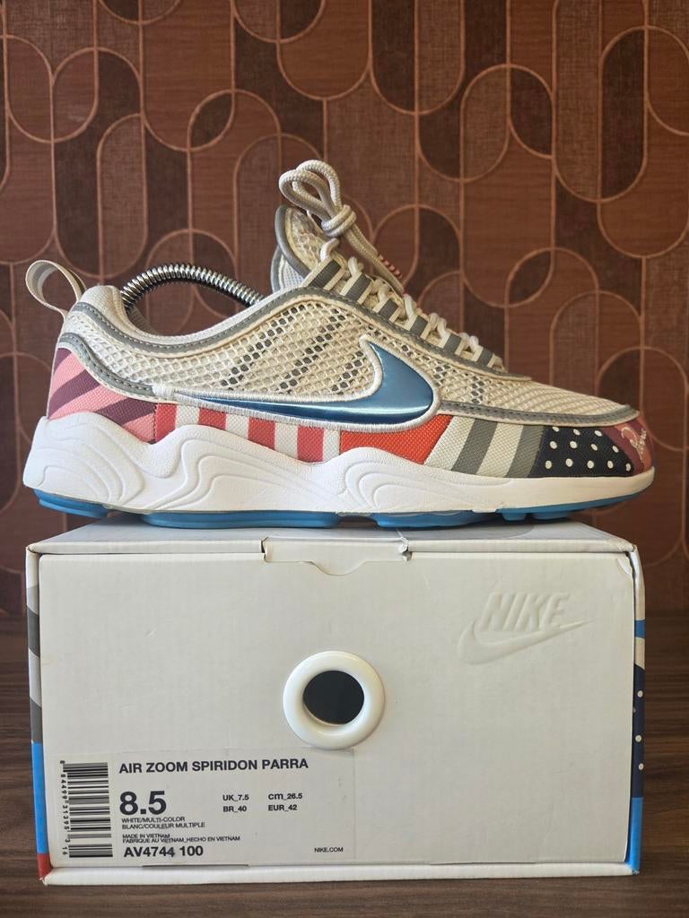 Nike x Parra Spiridon Size 42, Ophalen of Verzenden, Gebruikt, Jongen of Meisje