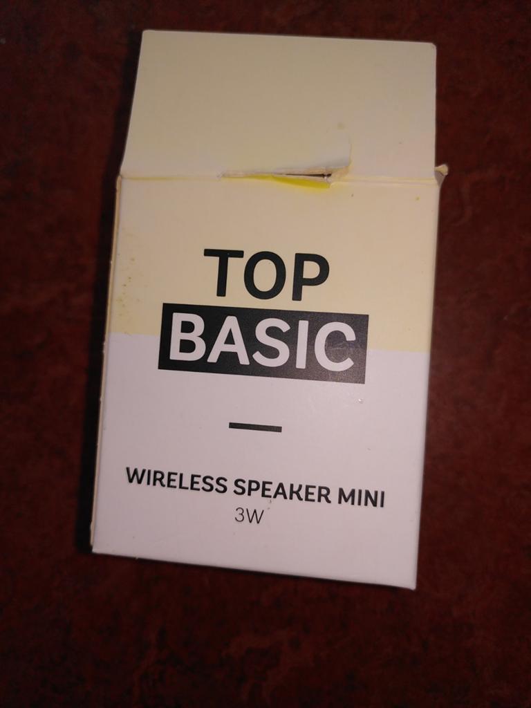 TOP BASIC Mini Draadloze Speaker met USB - Nieuwstaat, Overige merken, Overige typen, Ophalen of Verzenden, Zo goed als nieuw