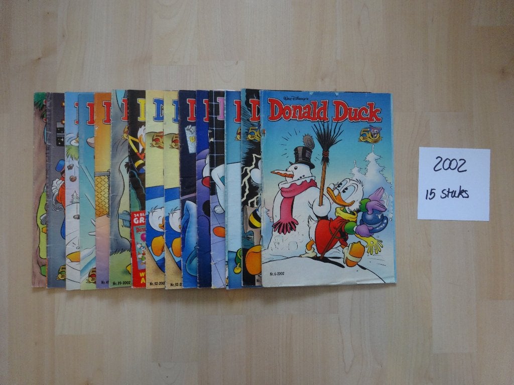 Donald Duck jaargang 2002 – 15 st, Boeken, Meerdere stripboeken, Ophalen of Verzenden, Gelezen
