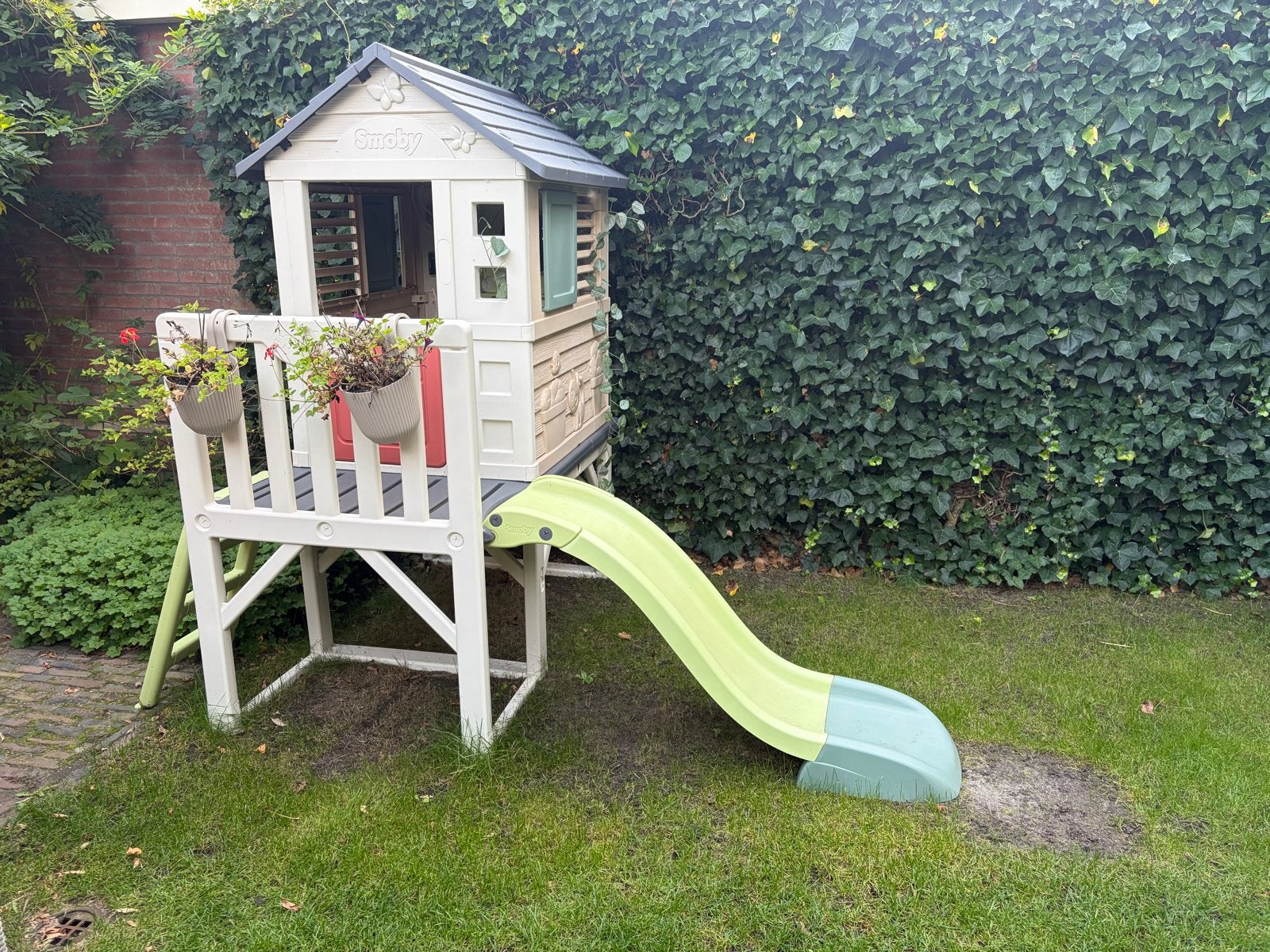 Smoby Speelhuis Paalwoning met Glijbaan - Z.G.A.N., Ophalen, Zo goed als nieuw, Kunststof