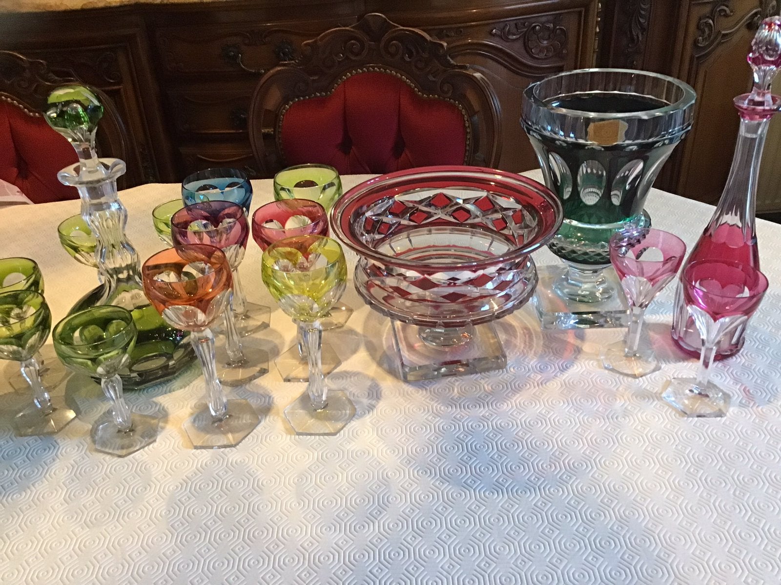 Lot Val saint lambert kristal, Ophalen of Verzenden