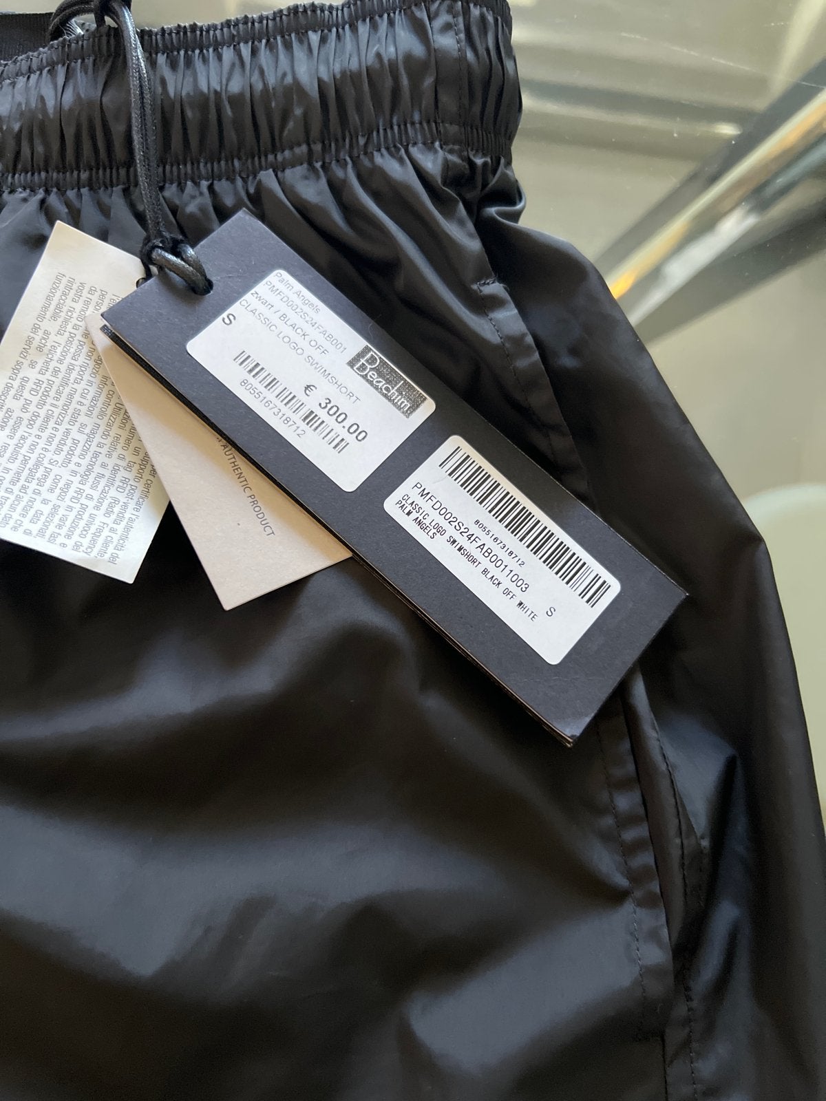 Palm Angels zwembroek zwart maat S, Kleding | Heren, Ophalen, Maat 46 (S) of kleiner, Zwart, Zwemshort