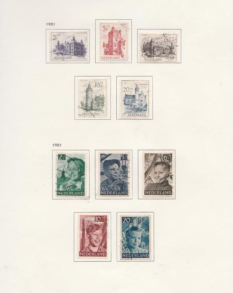 no 46 Nederland 2 serie;s, Ophalen of Verzenden, Gestempeld