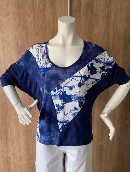 Anna Scott blouse en bijpassend vest, Maat 38/40 (M), Blauw, Anna Scott, Ophalen of Verzenden