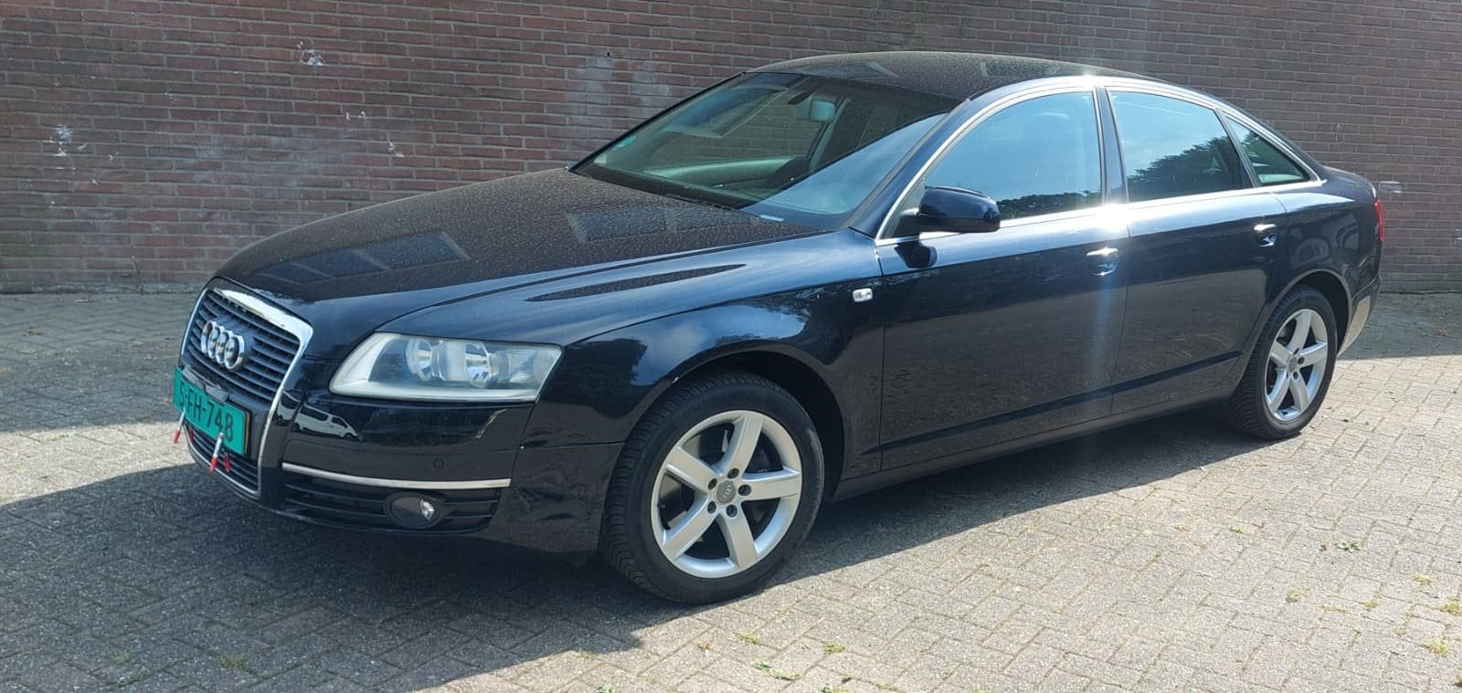 Audi 2007 Blauw, Auto's, Automaat, Stof, 4 cilinders, 1984 cc
