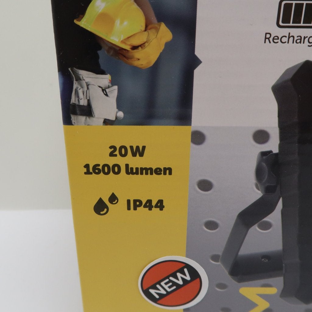 Prolight LED-straler Oplaadbaar 20w Schokbestendig - Nieuw, Flex Ltd., Nieuw, https://flex.com/contact-us, Nobelstraat 10, 5807 GA Oostrum LB, Limburg, Nederland