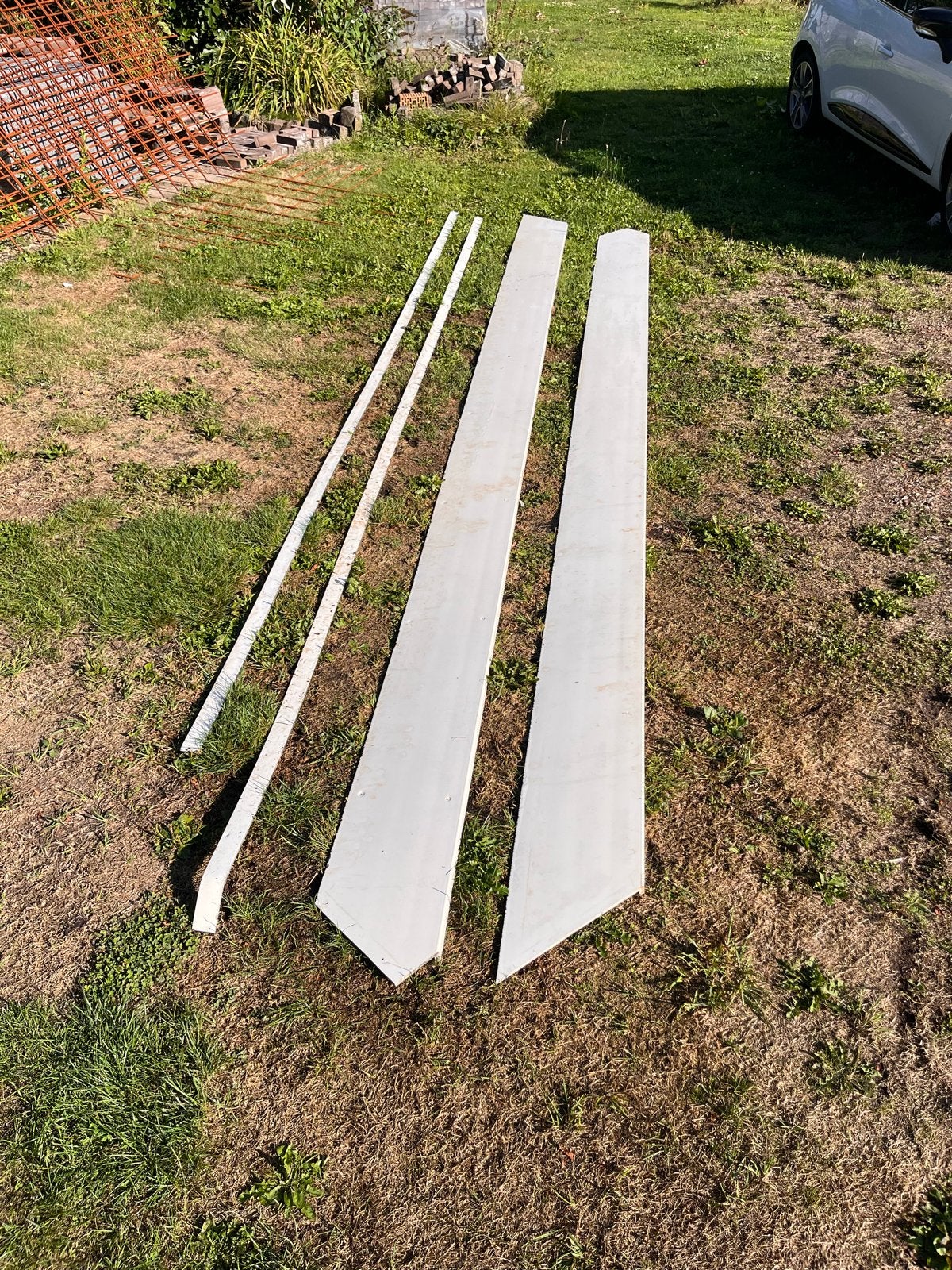 10meter kunststof boeidelen, gebruikt, Doe-het-zelf en Verbouw, Platen en Panelen, Ophalen, Gebruikt
